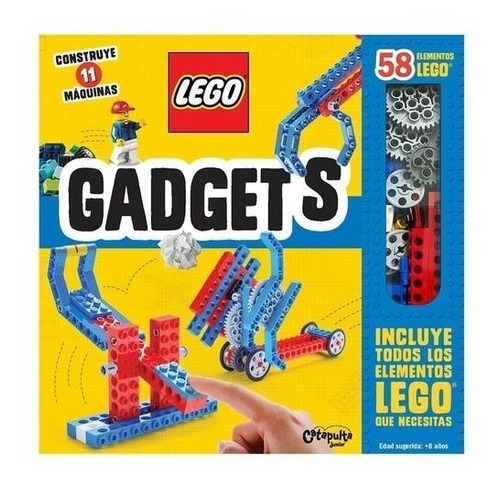 Imagen 1 de 2 de Libro Gadgets Con 58 Elementos Lego - Construye 11 Maquinas