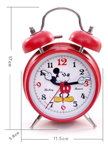 Reloj Despertador Mickey Mouse Disney