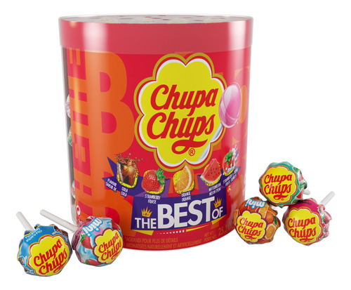 Chupa Chups Candy, Pantalla De Tambor De Piruletas, 60 Unida