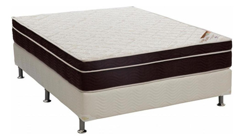 Cama Box E Colchão Exclusive Ortop Casal (138x188) - Ortobom