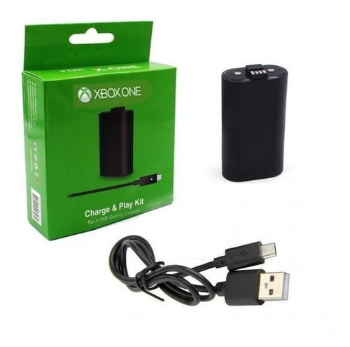 Kit Carga Y Juega X2 Unidades Xbox One Cargador Kit De Juego