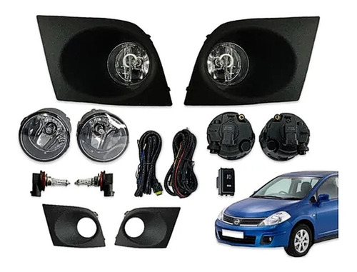 Kit Faro Auxiliar Nissan Tiida 2007 2008 09 2010 2011 2012 *