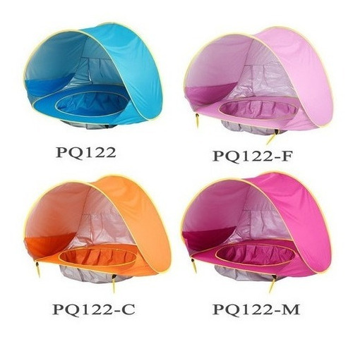 Imagen 2 de 3 de Tienda De Campaña De Playa Para Niños Con Protección Uv Desm