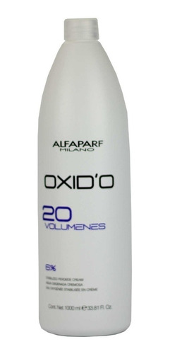 Agua Oxigenada Alfaparf Crema Oxidante Litro10-20-30-40 Vol