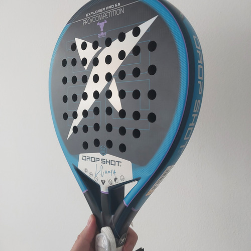Paleta De Pádel Drop Shot Explorer Pro 6.0 (lucas Campa) Negro