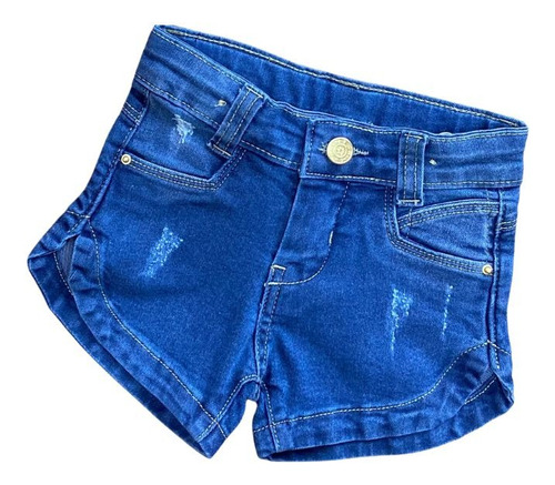 Short Jeans Menina Infantil Diva Influencer