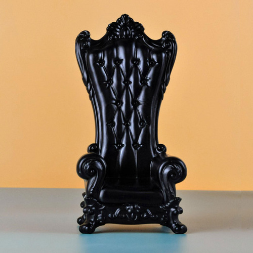 Modelo De Sofá Para Casa De Muñecas 1:12, Dioramas Negro