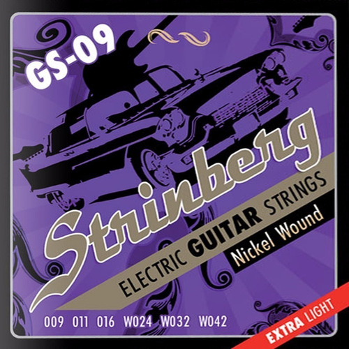 Imagem 3 de 4 de Encordoamento Guitarra 09 Strinberg Gs09 Nickel Wound