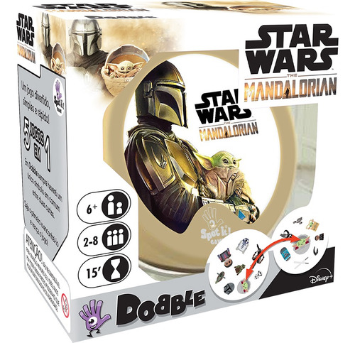 Juego de cartas Dobble The Mandalorian Star Wars Galapagos