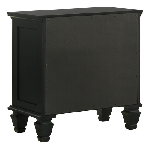 Sandy Beach 4 Piezas Queen Bedroom Set Negro