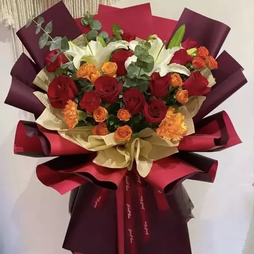 20 Hojas De Papel Coreano Para Ramos Bouquet Floral Patrón