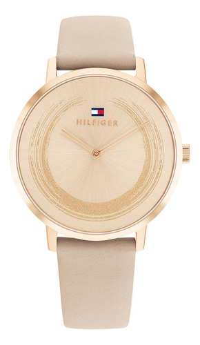 Reloj Tommy Hilfiger Para Mujer De Cuero Caja Rosé 1782602