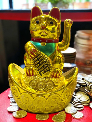 Gato Maneki Neko Suerte Para Negocio Casa