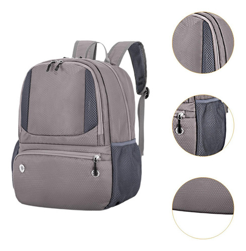 1 Mochila De Baloncesto Transpirable Con Compartimento De