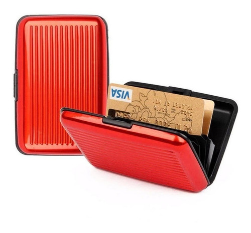 Billetera En Aluminio Security Credit Card Wallet
