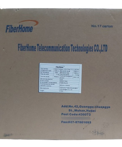 Imagen 3 de 5 de Fibra Drop Redonda De 300 Metros 1 Hilo Fiber Home