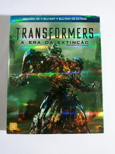 Bluray Transformers A Era Da Extinçao / 3d + Bluray