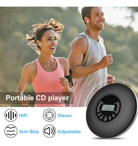 Leitor Portátil De Cd/mp3 Com Repetição A-b, Lcd, Alto-falan