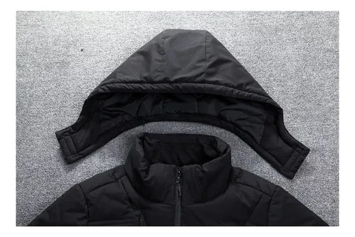 Abrigo Hombre Invierno Acolchado Con Capucha Para Nieve