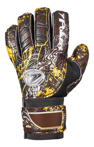 Imagem 4 de 10 de Luva Goleiro Futebol De Campo Semi Prof Multiterreno Skull