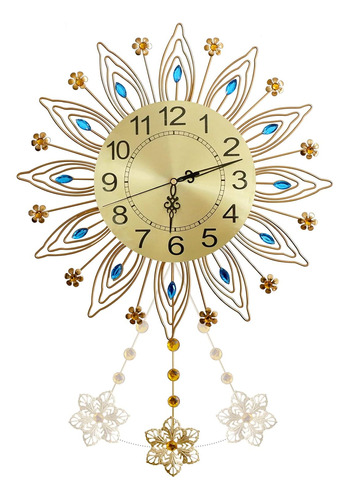 Reloj De Pared Moderno Con Decoración De Péndulo, Reloj De P