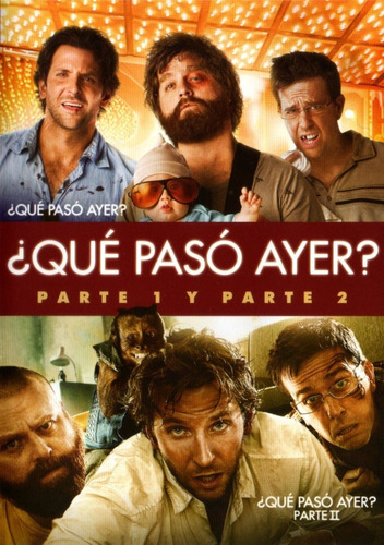 Qué Pasó Ayer 1 & 2 ( Hangover 1 & 2 ) 2 Dvds Originales | MercadoLibre