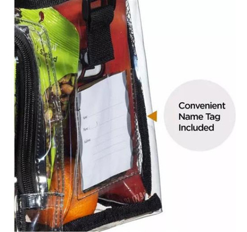 Bolsa De Almuerzo Transparente Con Cremallera 2024 /56.