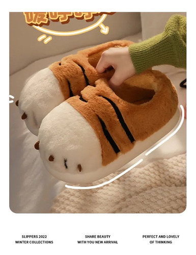 Zapatillas De Algodón Para Parejas De Hombres Y Mujeres