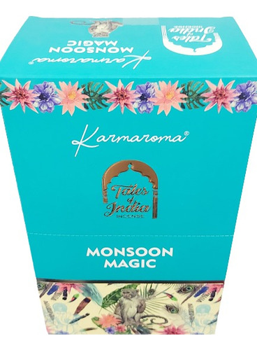 Incenso Karmaroma Monsoon Magic 2 Cxs C/ 12cx 15g Cada