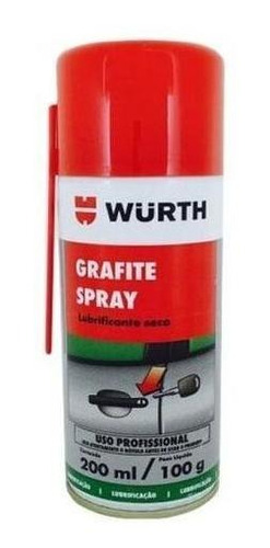 Grafito Spray Wurth Lubricante Llaves Candados Ventanas