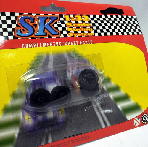 Imagen 2 de 3 de 4 Ruedas Para Autos Rally Tipo Scalextric Sk 1/32 97016