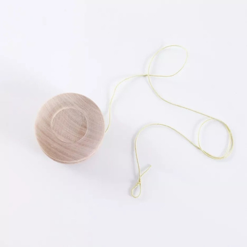 Imagen 2 de 4 de Yo Yo Madera Torneada 7 Cm Juguete Niños Souvenir Yoyo Baum