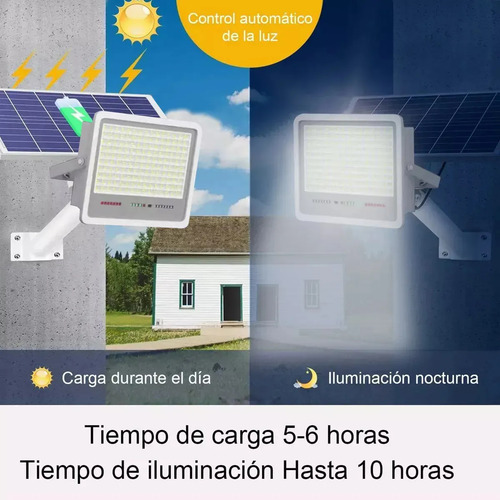 Lámpara Led Solar Luminaria Suburbana Alumbrado Publico 300w
