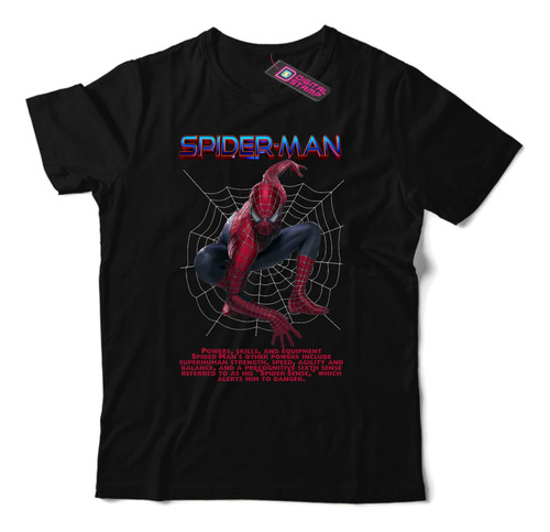 Remera Marvel Spiderman Hombre Araña Pelicula Mv37 Dtg