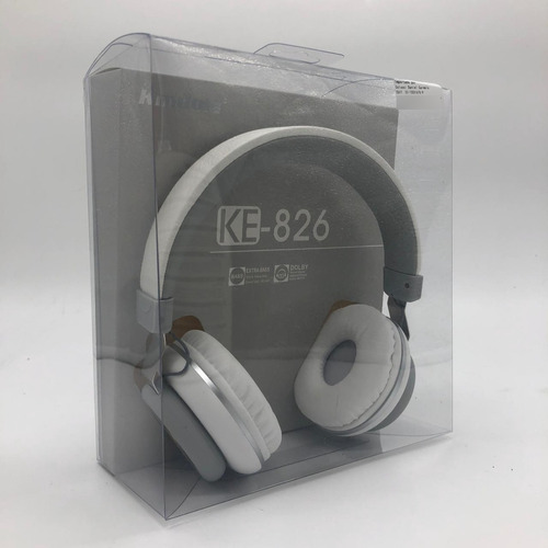 Auriculares Vincha On Ear Extra Bass Kmdole Urbano Blanco Cu