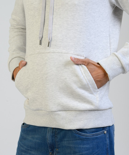 Buzo Canguro Hombre Brooksfield Capucha Algodón Moda 8322b