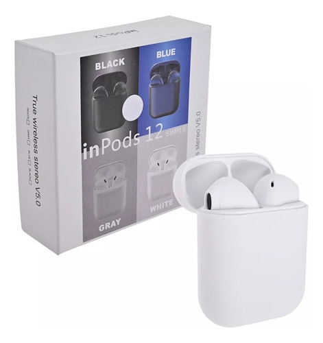 Audífonos Inalámbricos Bluetooth Inpods12 Cargador Magnético