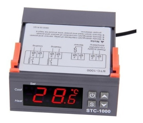 Termostato 12v Controlador Temperatura Digital -50a110 Unive