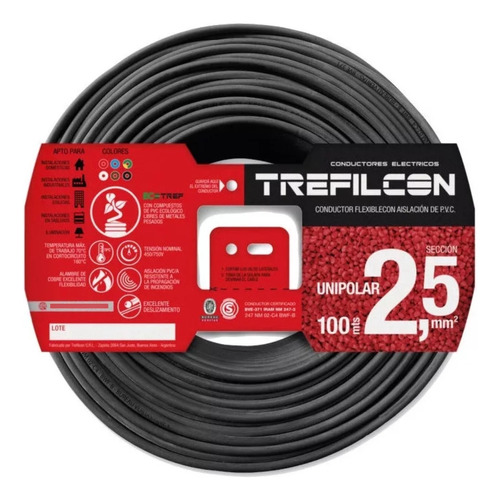 Cable 2.5mm Trefilcon - Mh