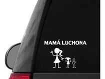 Comprar Calcos Para Autos Familia Mamá Luchona Papá Vacante Vinilo