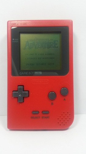 Gbp Game Boy Pocket Consola Roja +1 Juego A Eleccion (Reacondicionado)