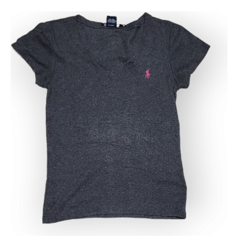 Playera Ralph Lauren Sport Mediana De Mujer Gris Oscuro 