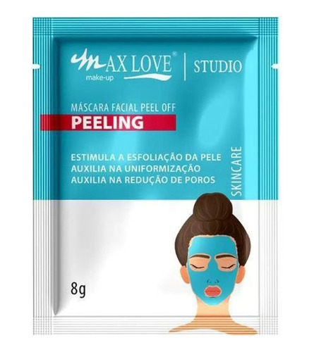 Máscara Facial Peel Off Peeling Max Love 8g