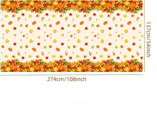 Yvaine 3 Piezas Otoño Mantelas De Otoño Pumpkin Maple Table