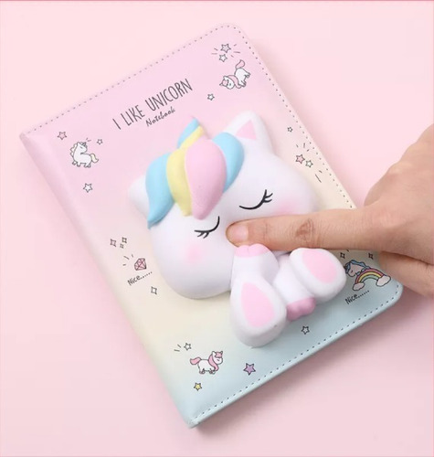 Agenda Escolar Kawaii Muñeco De Goma