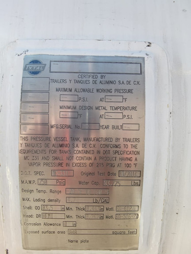 Imagen 5 de 9 de Autotanques De Gas Lp, Tanques De Gas, Remolques De Gas