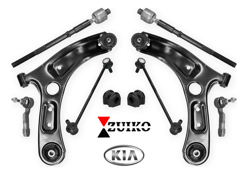 Kit Horquilla Bieletas Terminal Rotulas Gomas Accent 4 18-22