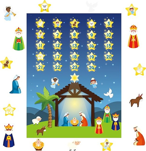 Juegos De Calendario De Adviento De Navidad De La Natividad