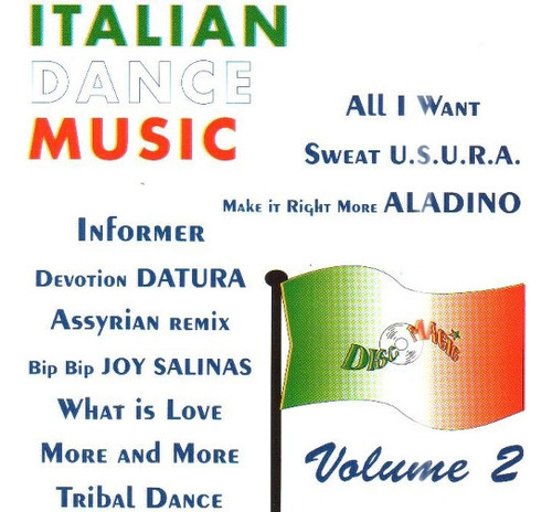 Cd Italian Dance Music Volume 2 (various) Estándar
