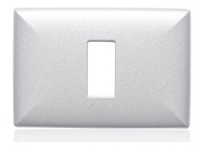 Interruptor Simple 9/24 Blanco/nickel Sinthesi (precio X Ud)